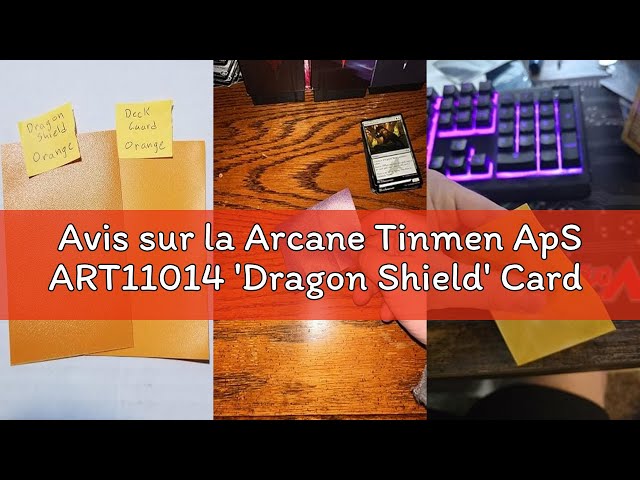 Vídeo relacionado con Arcane Tinmen ApS ART15161 Dragon Shield: Mangas de arte japonés mate dual - Justicia (60)
