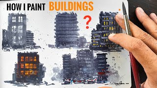 How to Paint Buildings Real Easy?