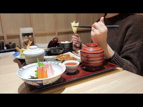 うなぎ定食 9USD～ |台北の日本料理 |台湾、台北で何を食べるか (CC 字幕)