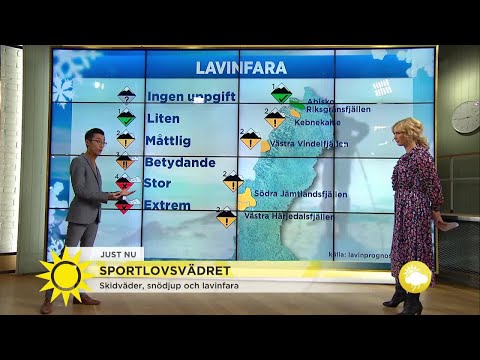 Sportlovsvädret – ”Spontana laviner är inte sannolika men människor kan utlösa dem – så var försikti