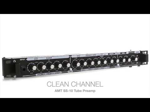 AMT SS-10 Rack Preamp + Marchione Strat Recorded Cab Sim Out to DAW. Best Tube Guitar Preamp.