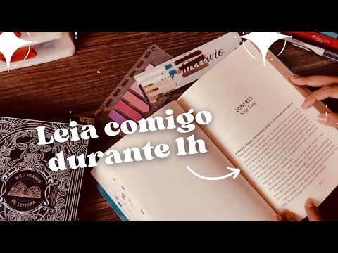 Leia comigo durante 1h em tempo real e com musica relaxante ??