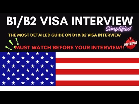 Video#31???? INTERVIEW MASTERY4 B1 & B2 VISA: ANSWERS, TIPS AND DOCUMENTS 4 ALL QUESTIONS!❌????#USVISA ????????