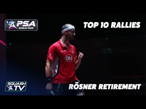Squash: Rösner Retirement - Top 10 Rallies