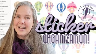 sticker keywords organization