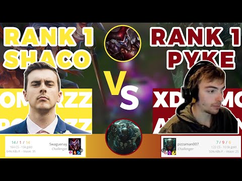 POMERZZ (RANK 1 SHACO) VS DAVEMON (RANK 1 PYKE) | I COLLECTED HIS SOUL | CHALLENGER RANK 1 SHACO
