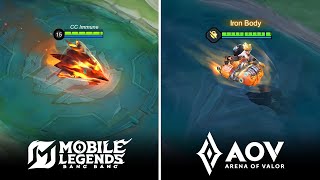 Download lagu Mobile Legends VS Arena of Valor : Skills Comparison 2025 mp3