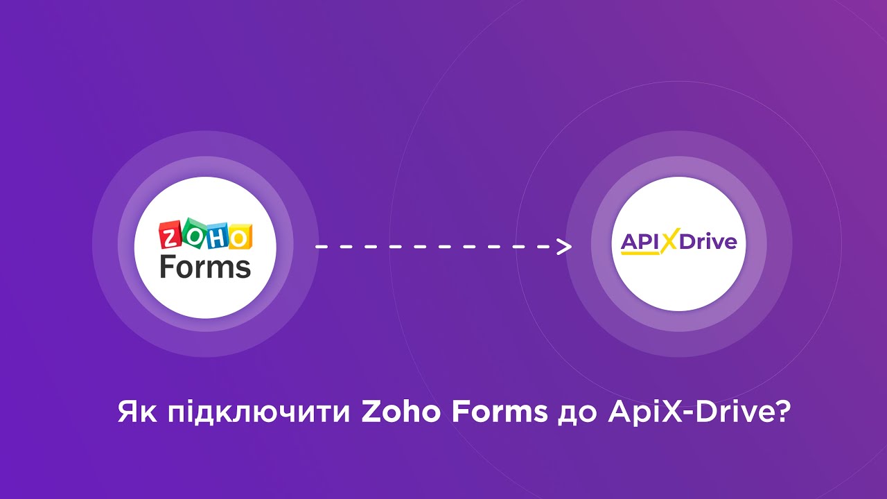 Підключення Zoho Forms Підключення Zoho Forms