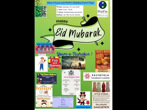 Eid ul Adha celebration 2025 in Helsinki, Finland