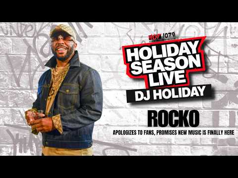 HOLIDAY SEASON LIVE | Rocko Apologizes To His Fans, Promises New Music Is Coming