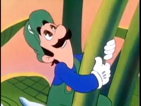 Super Mario Brothers Super Show - Luigi Climbing the Beanstalk | Super Mario Bros | Cartoon Super