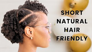 Special Occasion Hairstyle on 4C Natural Hair (Anyone can do it)