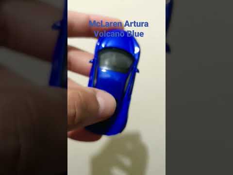 McLaren Artura Volcano Blue #mclaren #artura #minigt #diecast #hybrid #supercar