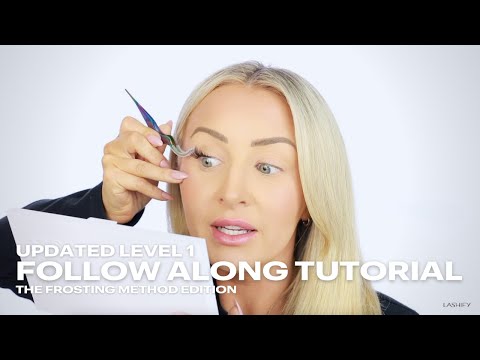 First Time Application Follow Along- The Frosting Method™ Edition | Lashify