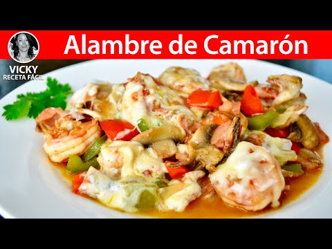 Alambre de Camarón | #VickyRecetaFacil Video