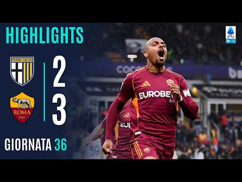 Video Parma-Roma 2-3: gol e highlights