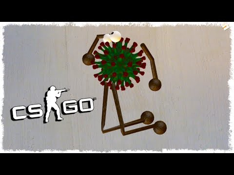 ВИРУС ТРОЛЛЬ vs МУХОБОЙКА В CS:GO!!!