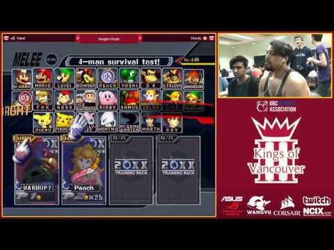 Yakal vs. Unruly - Melee Singles Pools - Kings of Vancouver III