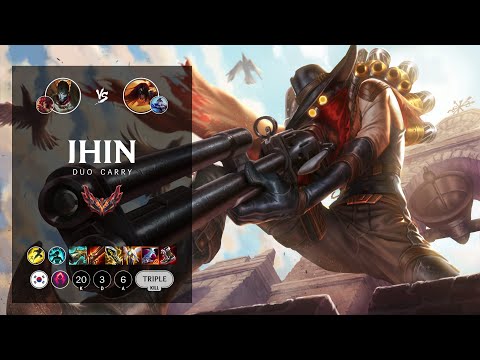 Jhin ADC vs Sivir - KR Grandmaster Patch 12.19
