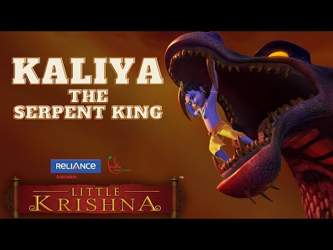 Little Krishna – Kaliya the Serpent King | Kaliyamardan Leela 🐍🌊