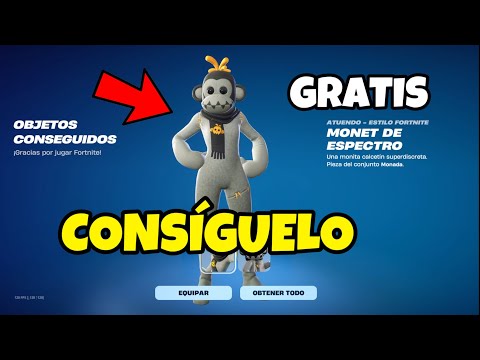 *GRATIS* COMO CONSEGUIR LA SKIN MONET DE ESPECTRO EN FORTNITE! NUEVA TARJETA DE FORTNITE CON SKIN!