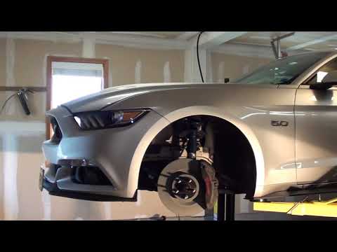 S550 Mustang Performance Package Brembo Front Pads and Rotors swap