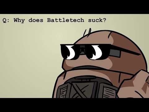 Urbanmech goes super saiyan. Battletech animation