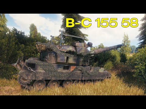 World of Tanks Bat.-Châtillon 155 58 - 1 Kills 6,1K Damage