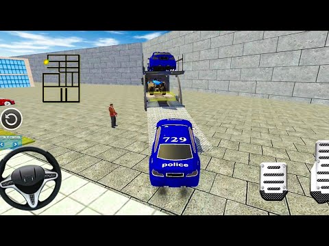 Transporting Police Hummer in Cargo Plane - Police Car Transporter Simulator - Android Gameplay FHD