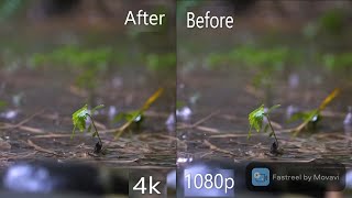 upscale video to 4k using VLC.