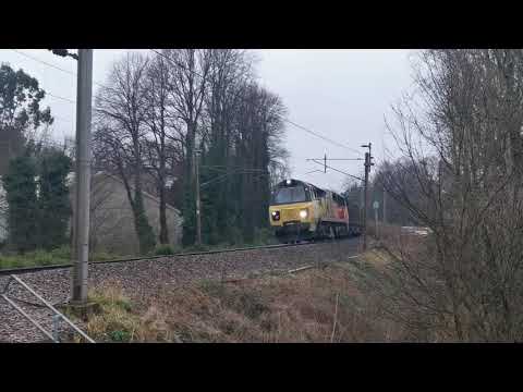 70808 6J37 Carlisle Yard - Chirk logs, 13th December 2021