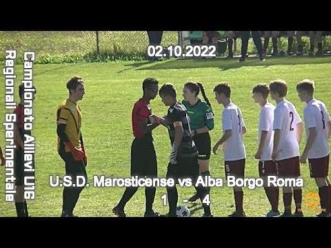 CAMPIONATO ALLIEVI SPERIMENTALI U16 VENETO – USD MAROSTICENSE vs ALBA BORGO ROMA  – 02.10.2022