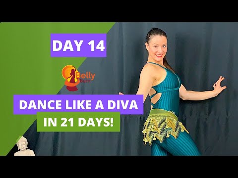 Dance Like a Diva in 21 Days // Belly Dance Workout // Day 14