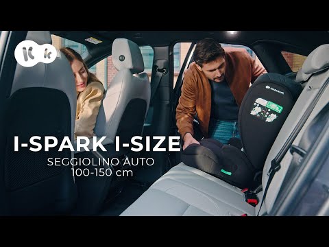 Seggiolino Auto Kinderkraft I-spark 2 Plus I-size Grey 100-150cm