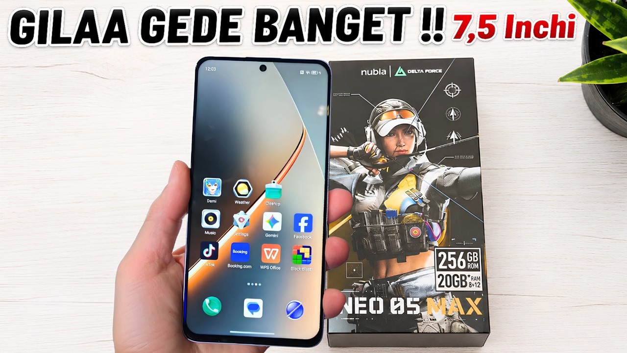 GILAA GEDE BANGET‼️NUBIA NEO 5 MAX RASANYA KAYAK PEGANG TABLET MINI