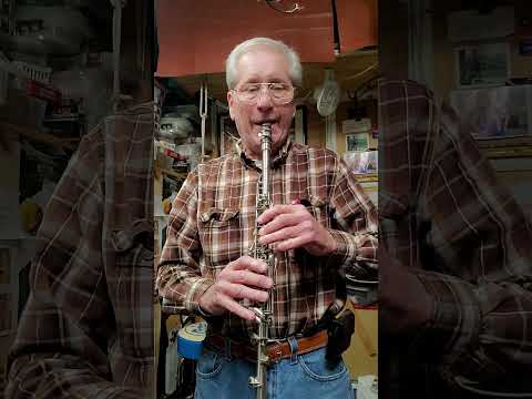 AT Metal Clarinet in Bb new leather pads 1930's ? 1940's - Nickel chrome VIDEO image 25
