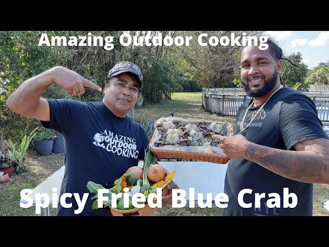 How to Stir Fry Blue Crab / How to Deep Fry Blue Crab / Cooking Recipe for Blue Crab /