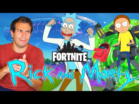 RICK VS MECHA MORTY - RICK & MORTY X FORTNITE - IF VIDEOGAMES TALKED - Alessandro Vanoni