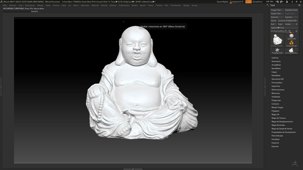 Lachende Boeddha 3D Model
