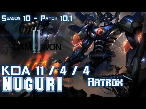 DWG Nuguri AATROX vs IRELIA Top - Patch 10.1 KR Ranked
