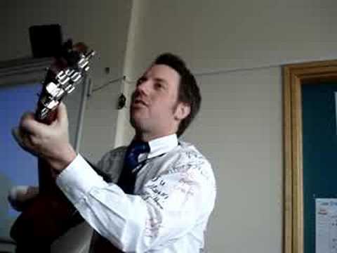 Robert Miles serenades Year 11 Maths Class