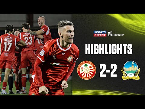 Last minute equaliser! | Portadown 2-2 Linfield | #sportsdirectprem