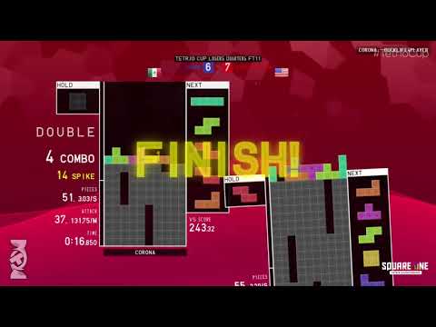 Tetr.io Cup #1 - Corona Vs. Ducklife4player - Losers Quarters
