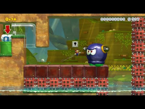 Super Mario Maker 2 - Going Into The Jungle World by Marionirva - No Commentary
