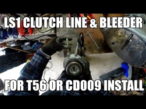 HOW TO: Clutch Slave Cylinder Line / Remote Bleeder LS1 T56 CD009 s13 s14