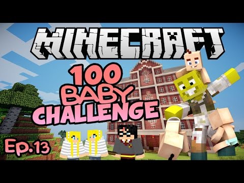 SmallishBeans - Harry Potter Twins!! | Minecraft 100 Baby Challenge Ep.13