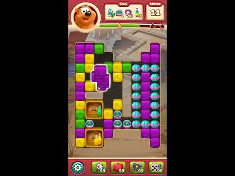 Toon Blast Level 7571 - NO BOOSTERS 🐻🐺🐱 | SKILLGAMING ✔️