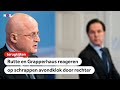 TERUGKIJKEN: Rutte en Grapperhaus over avondklok-uitspraak