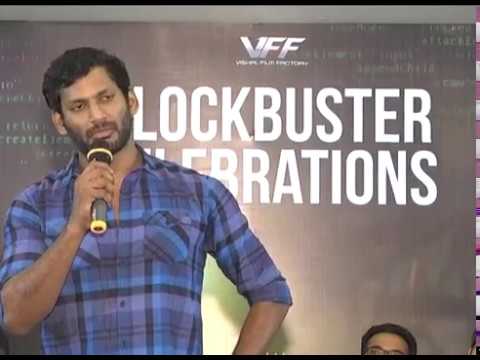 Abhimanyudu Success Meet By Vishal