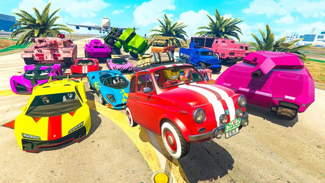 TODOS CONTRA MI CON COCHE LAMENTABLE! AYUDAAAAA!! - GTA 5 ONLINE